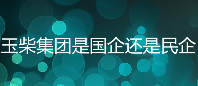 玉柴集團(tuán)是國企嗎？玉柴集團(tuán)是五百強(qiáng)嗎？